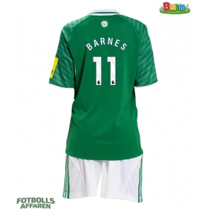 Newcastle United Harvey Barnes #11 Bortaställ Barn 2025-26 Kortärmad (+ Korta byxor)